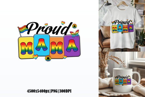 Download Proud Mama, LGBT Sublimation Graphic - Premium Resources