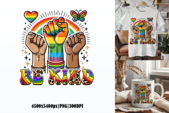 Download Be Kind, LGBT Sublimation Graphic - Premium Resources